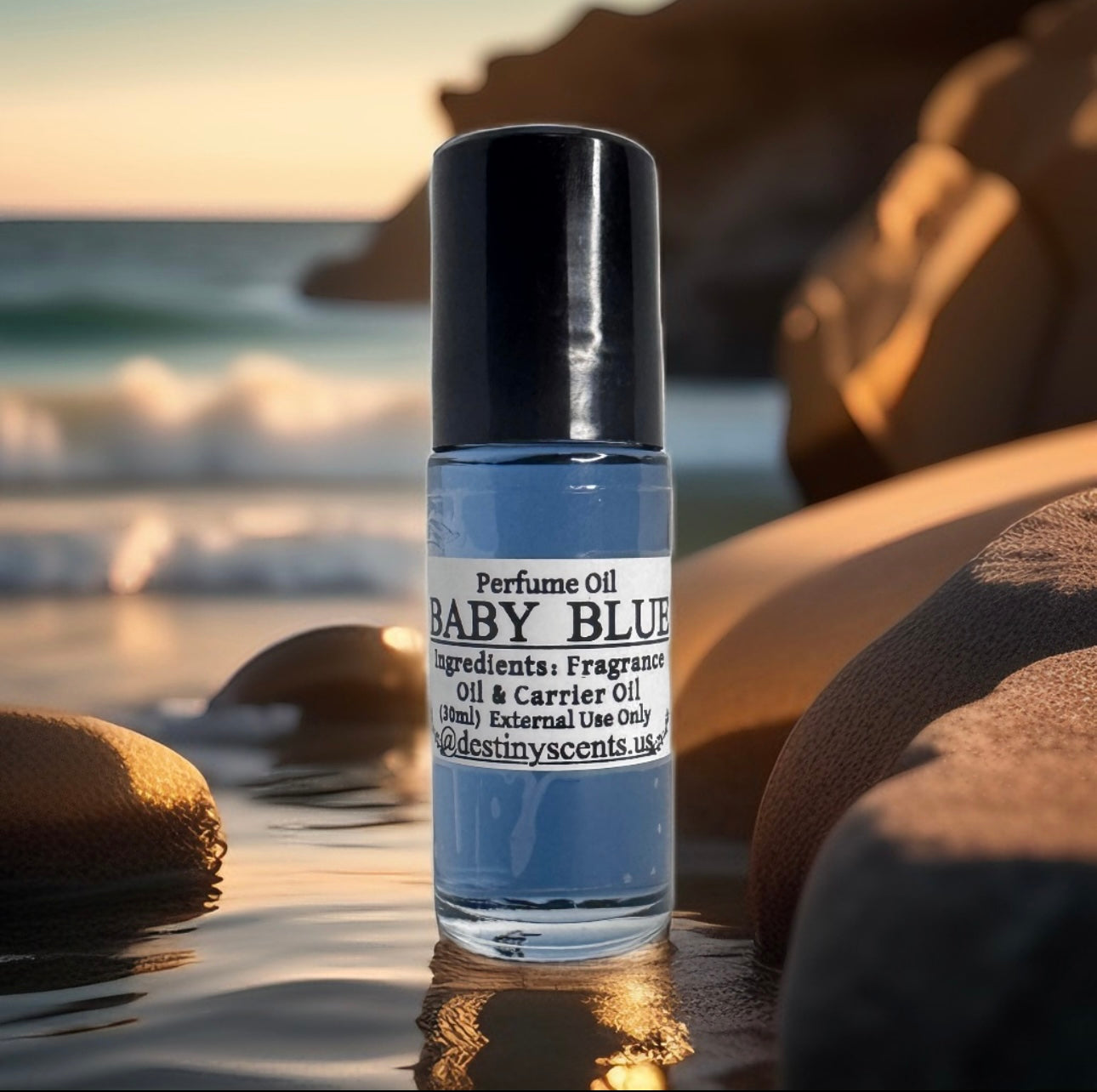 Baby Blue Luxurious Roll On Perfume Oil