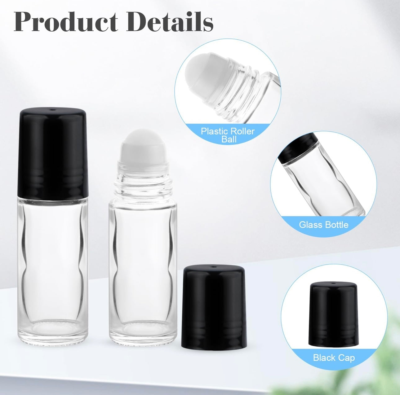Refillable Roll on bottle