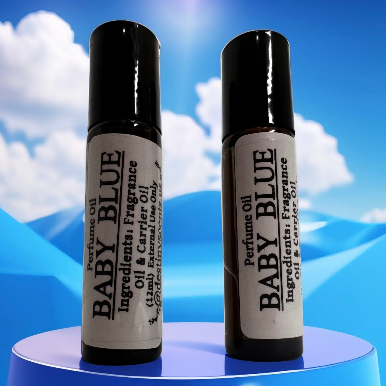 Baby Blue Luxurious Roll On Perfume Oil