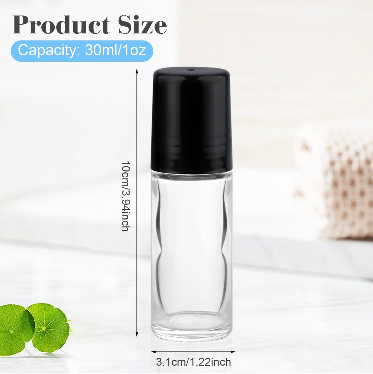 Refillable Roll on bottle
