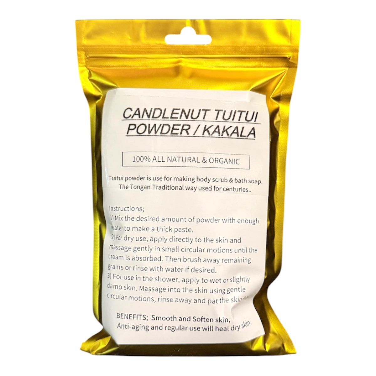 Tuitui Powder (Candlenut) with kakala