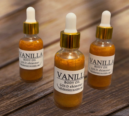 Body Oil Shimmer (Vanilla)