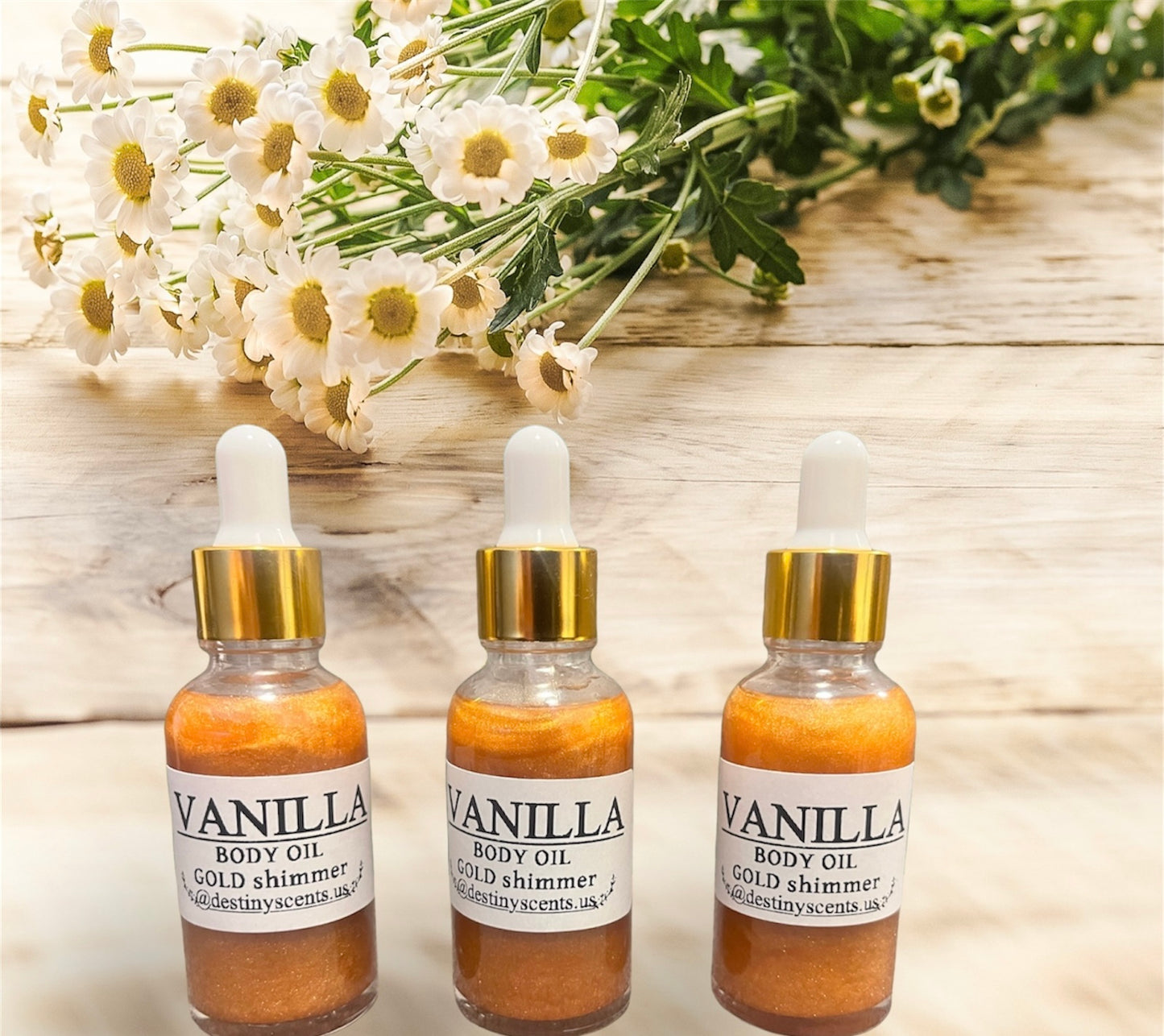 Body Oil Shimmer (Vanilla)