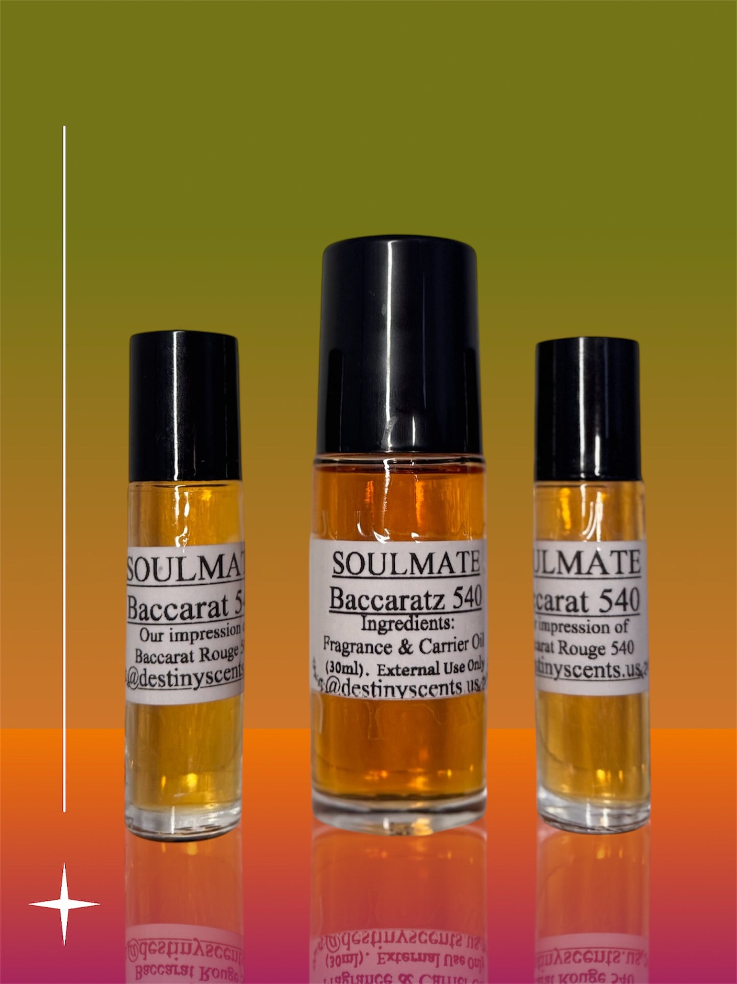 Soulmate Baccarat 540 Luxury Perfume Oil