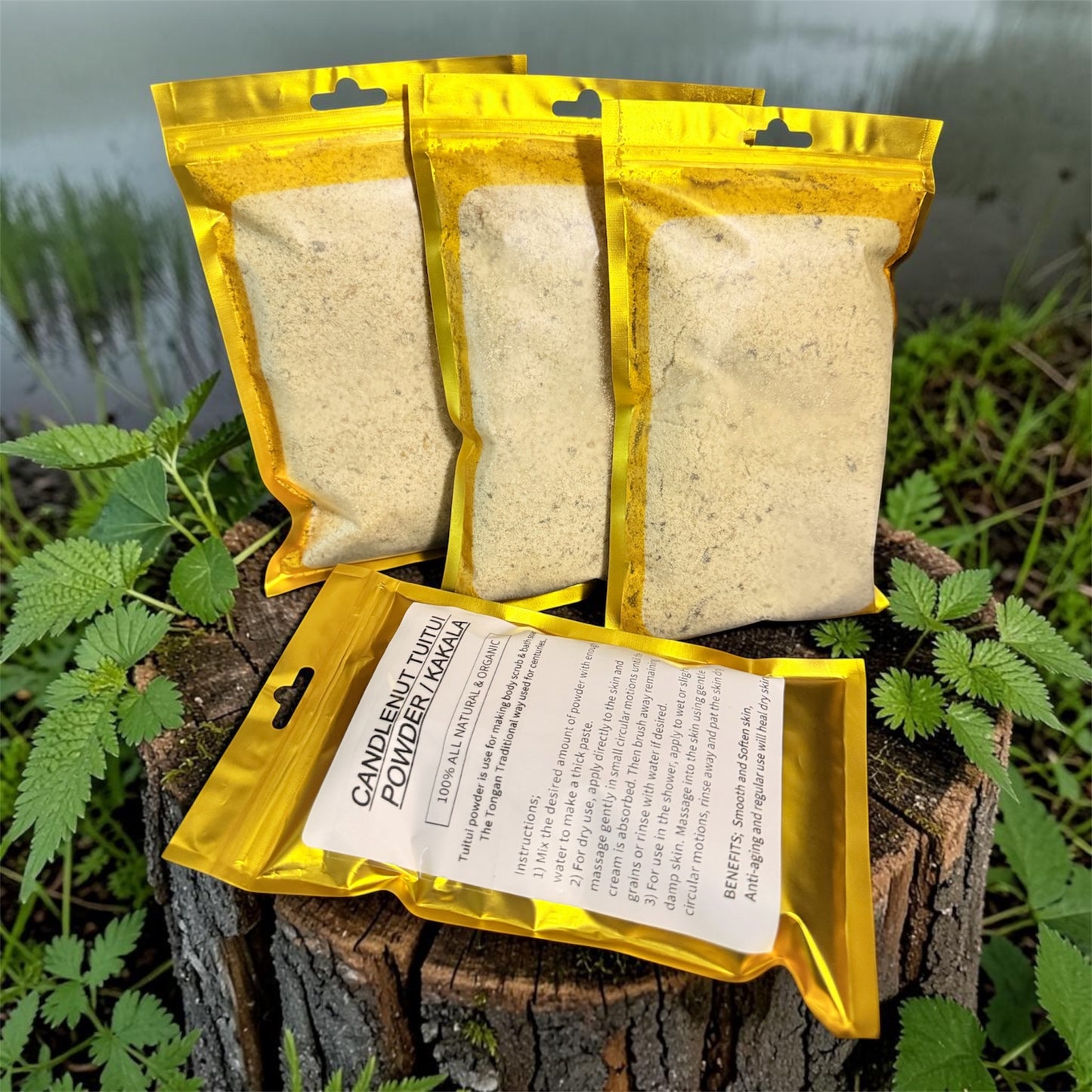 Tuitui Powder (Candlenut) with kakala