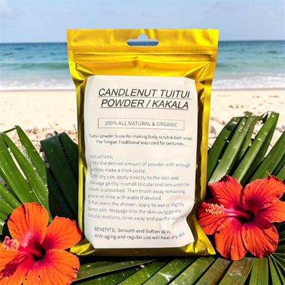 Tuitui Powder (Candlenut) with kakala